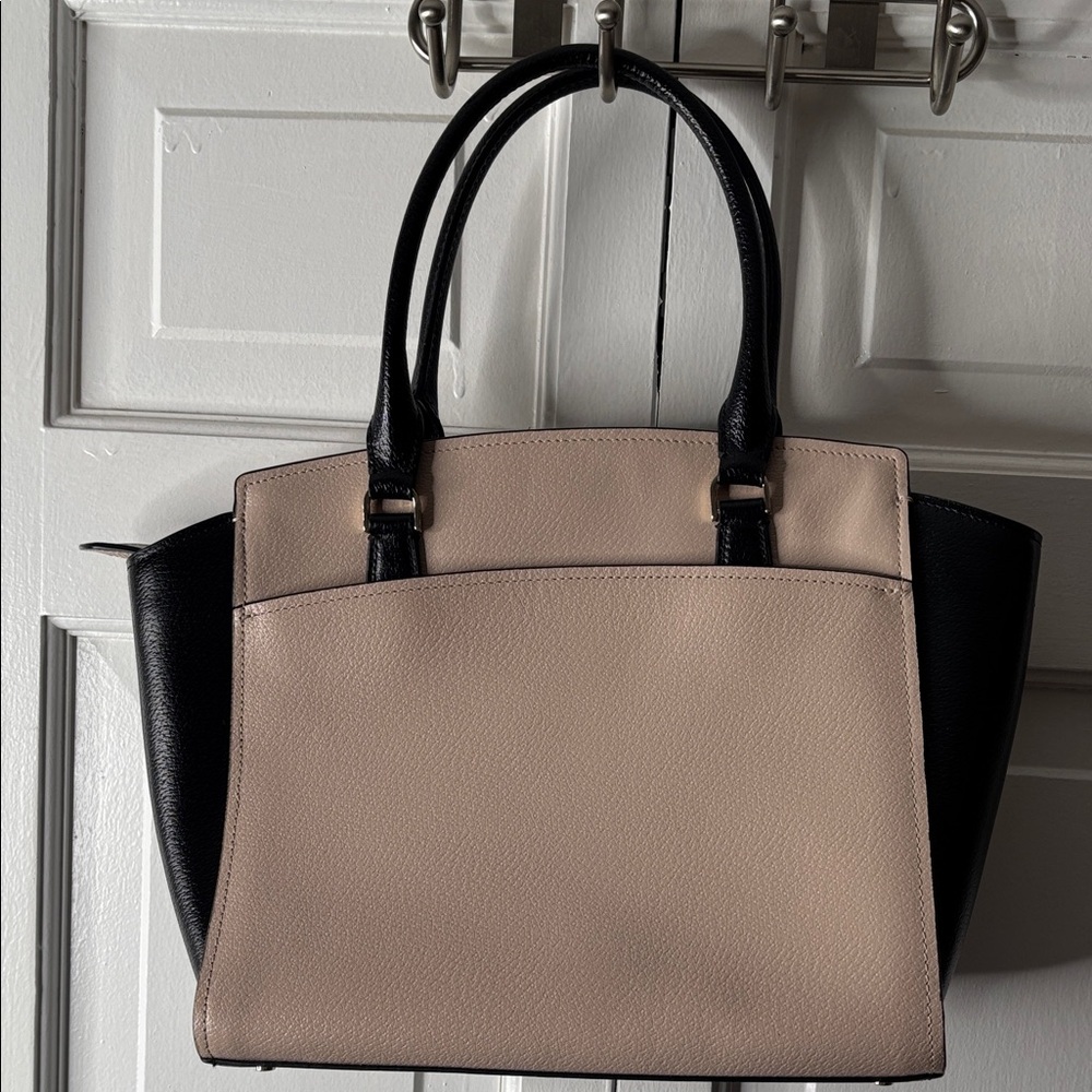 kate spade Two-Tone Blush and Black Satchel - Picture 4 of 16